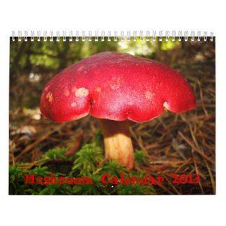 Mural Calendrier de champignon
