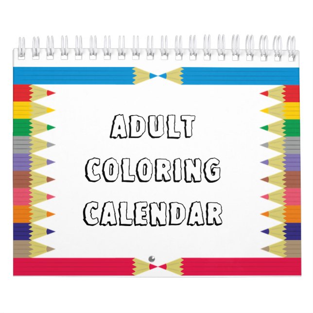 Mural Calendrier de coloration pour adultes (Protection)