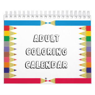 Mural Calendrier de coloration pour adultes