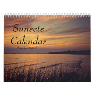 Mural Calendrier de couchers du soleil
