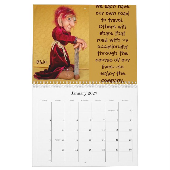 Mural Calendrier de Crazies du Stir 2013 (Jan 2027)