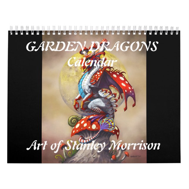 Mural Calendrier de dragons de jardin (Protection)