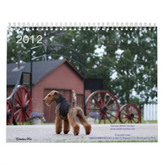 Mural Calendrier de gallois Terrier 2012 par Darwyn
