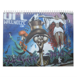 Mural Calendrier de graffiti