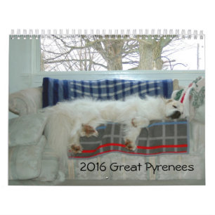 Mural Calendrier de Grands Pyrénées