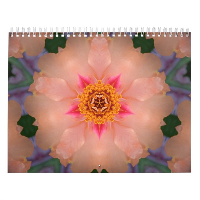 Mural Calendrier de kaléidoscope/mandala (Protection)