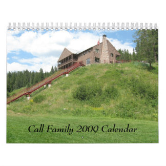 Mural Calendrier de la famille 2009 d'appel