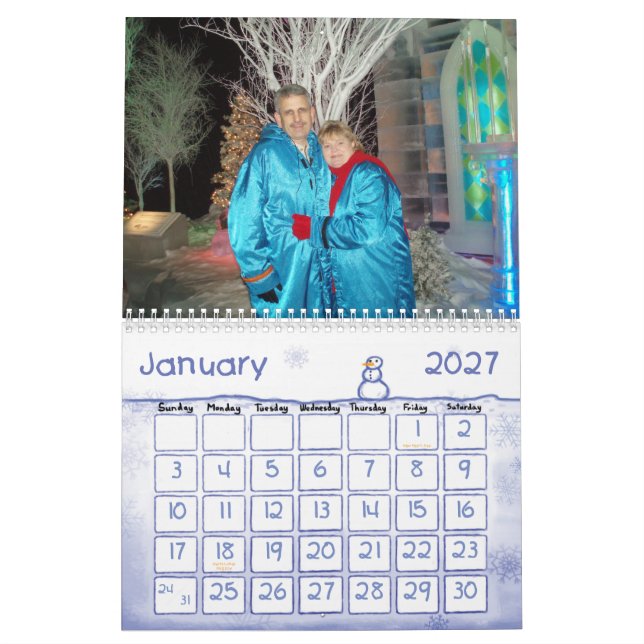 Mural Calendrier de la famille de Terri (Jan 2027)