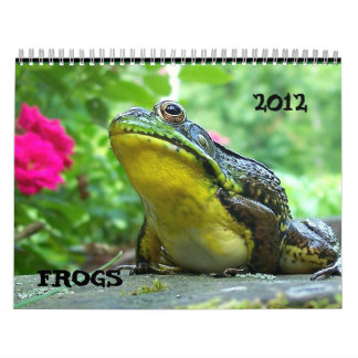 Mural Calendrier de la grenouille