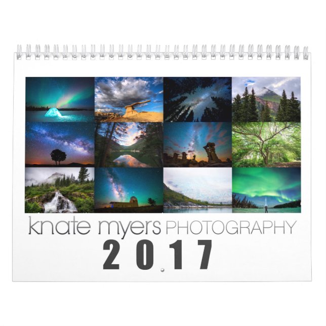 Mural Calendrier de la photographie 2017 de Knate Myers (Protection)