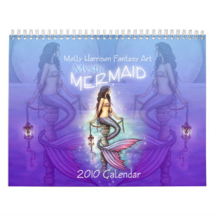 Mural Calendrier de la Sirène Mystique 2010 par Molly Ha