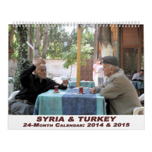 Mural Calendrier de la Syrie et de la Turquie - 24 mois