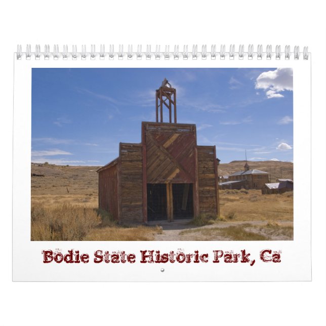 Mural Calendrier de la ville de Bodie Ghost (Protection)