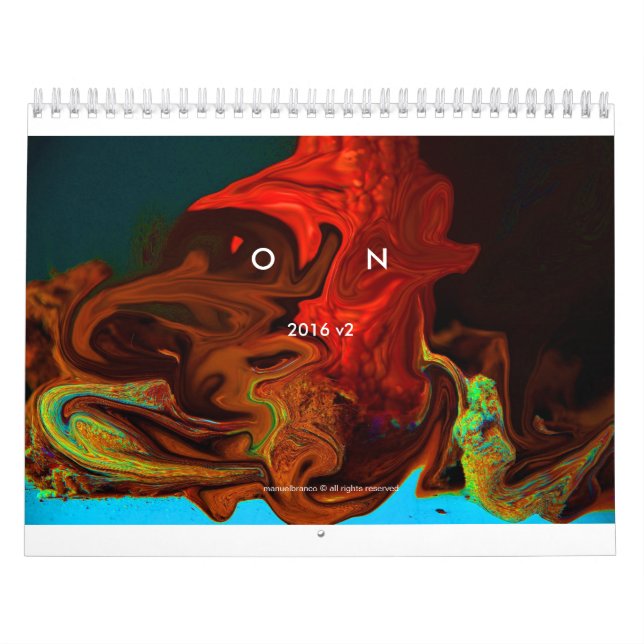 Mural CALENDRIER de l'ART 2016 v2 photographique par (Protection)