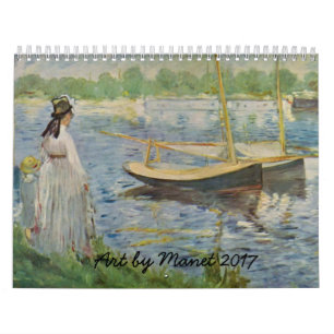 Mural Calendrier de l'art 2017 de Manet