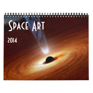 Mural Calendrier de l'art spatial 2014 Astronomie