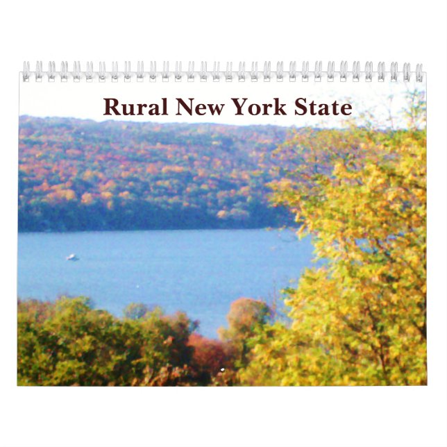 Mural Calendrier de l'état RURAL NEW YORK (Protection)