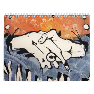 Mural calendrier de mellon