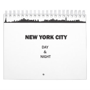 Mural Calendrier de New York City jour et nuit