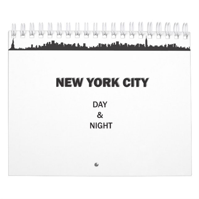 Mural Calendrier de New York City jour et nuit (Protection)