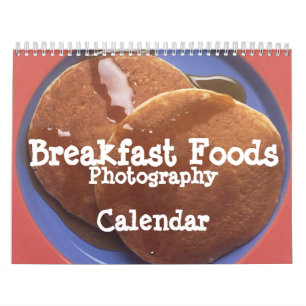 Mural Calendrier de nourritures de petit déjeuner