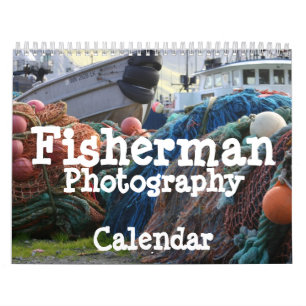 Mural Calendrier de photographie de pêcheur