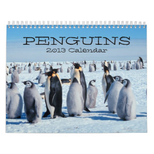 Mural Calendrier de pingouins