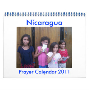 Mural calendrier de prières du nicaragua 2011