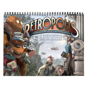 Mural Calendrier de Retropolis