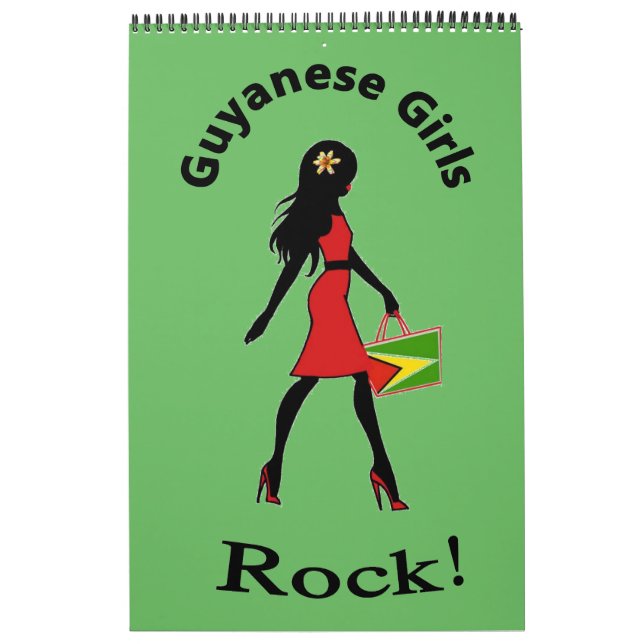 Mural Calendrier de rock des filles guyanaises (Protection)
