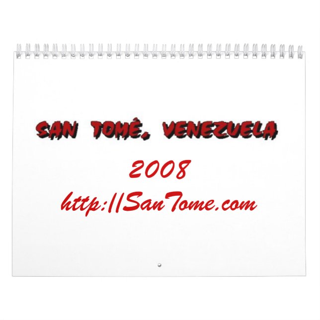 Mural Calendrier de San Tome', Venezuela 2008 (Protection)