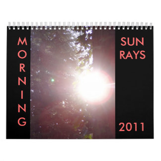 Mural Calendrier de SUNRAYS de MATIN