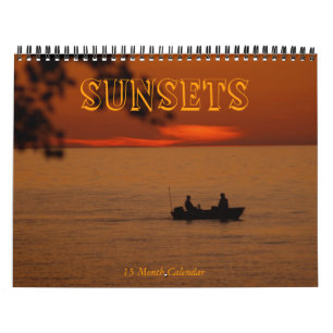 Mural Calendrier de SUNSETS-2011-2012/15 mois