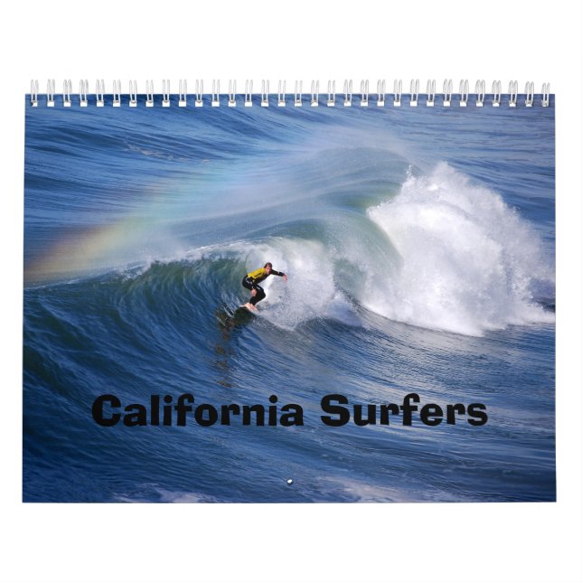 Mural Calendrier de surfers de la Californie (Protection)