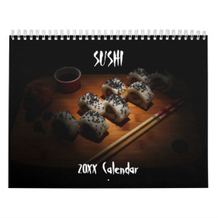 Mural Calendrier de sushi