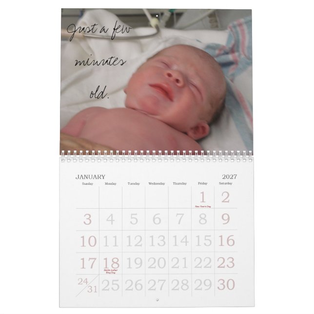 Mural Calendrier de Tristen (Jan 2027)