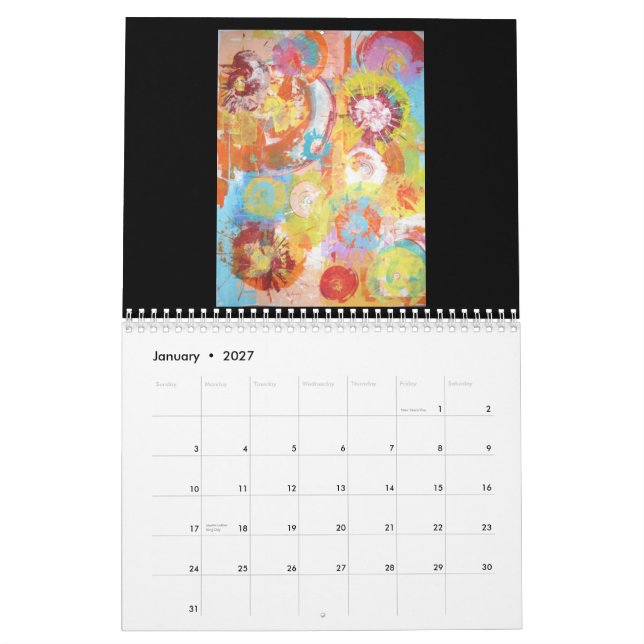 Mural Calendrier de vitesse de Costant (Jan 2027)