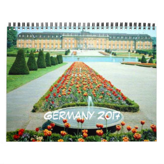 Mural Calendrier de voyage de l'Allemagne 2017