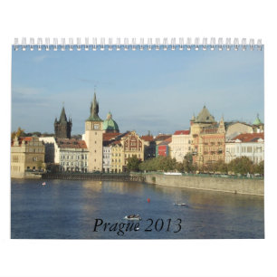 Mural Calendrier de voyage de Prague 2013