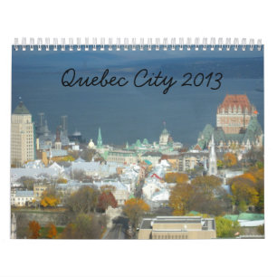 Mural Calendrier de voyage de Québec Canda 2013