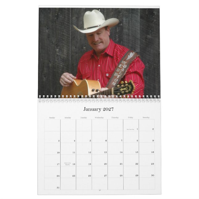 Mural Calendrier de Webb Dalton (Jan 2027)