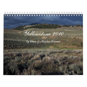 Mural Calendrier de Yellowstone 2010