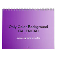 Calendrier des Arrière - plans de couleur uniqueme