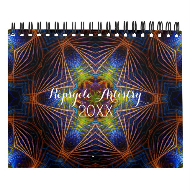 Mural Calendrier des arts géométriques de repsymétrie (Protection)
