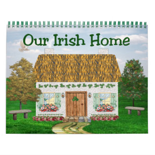 Mural Calendrier des chalets irlandais