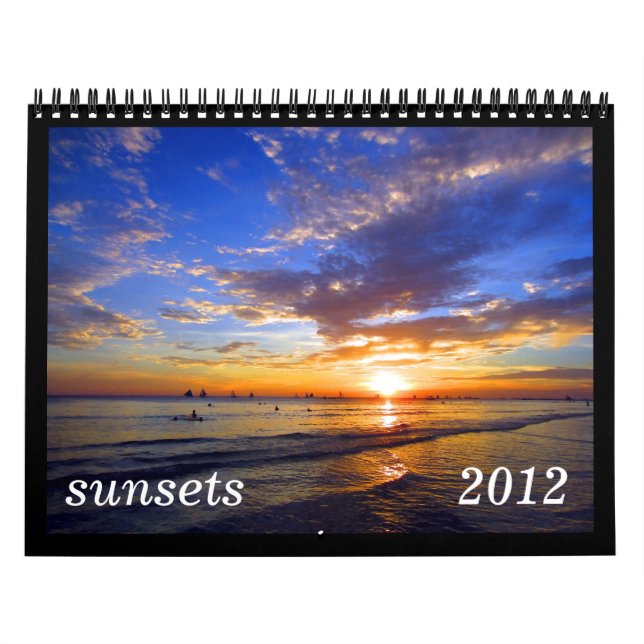 Mural calendrier des couchers du soleil 2012 (Protection)
