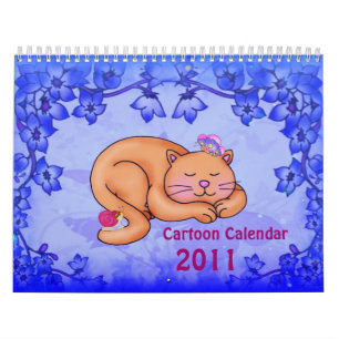 Mural Calendrier des dessins animés 2011