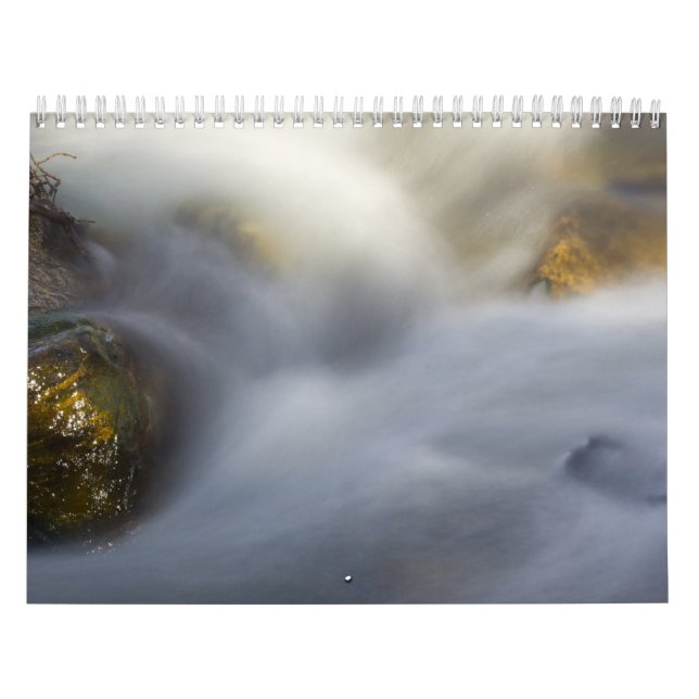 Mural Calendrier des écritures d'eau floue (Protection)