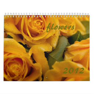 Mural Calendrier des fleurs 2012