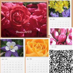 Mural Calendrier des fleurs 20XX